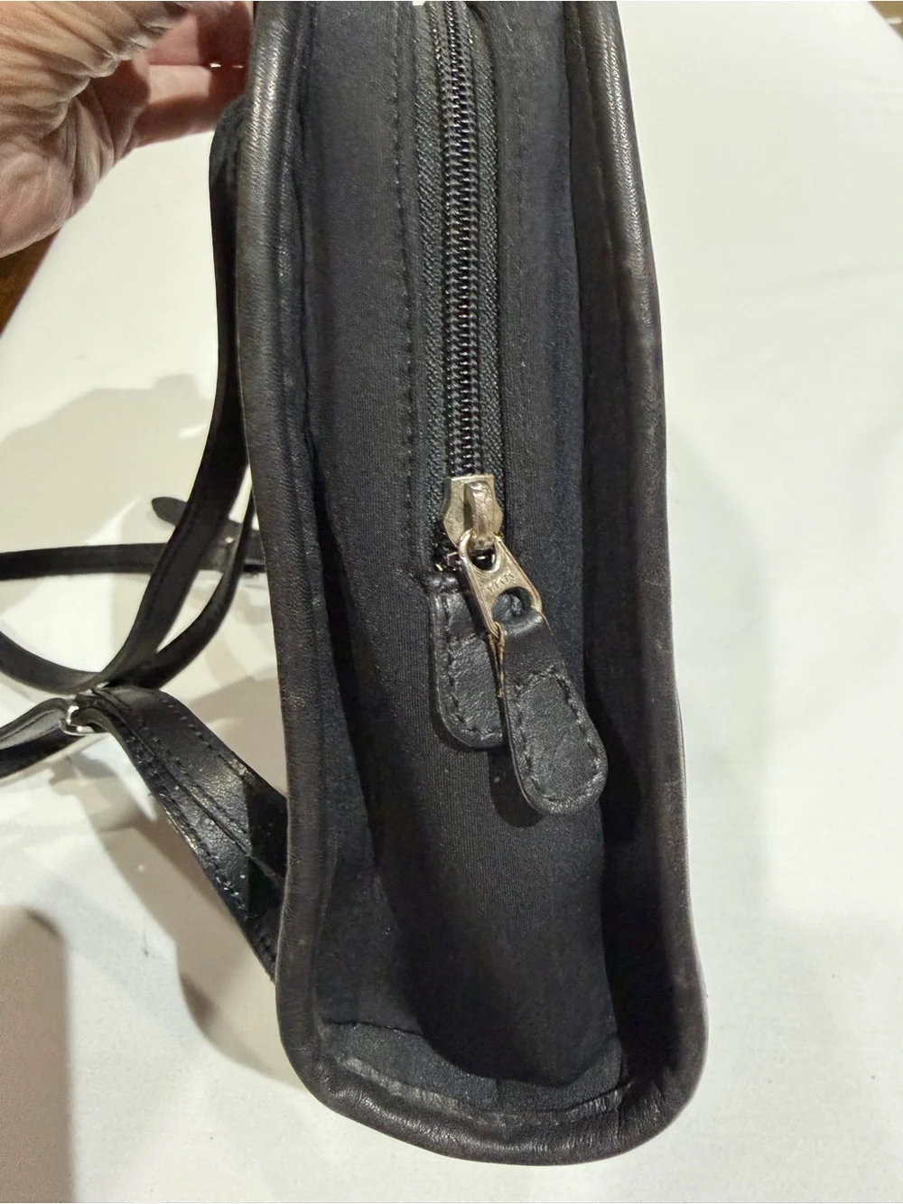 Coach Vintage Black Nylon Compact Backpack 6215